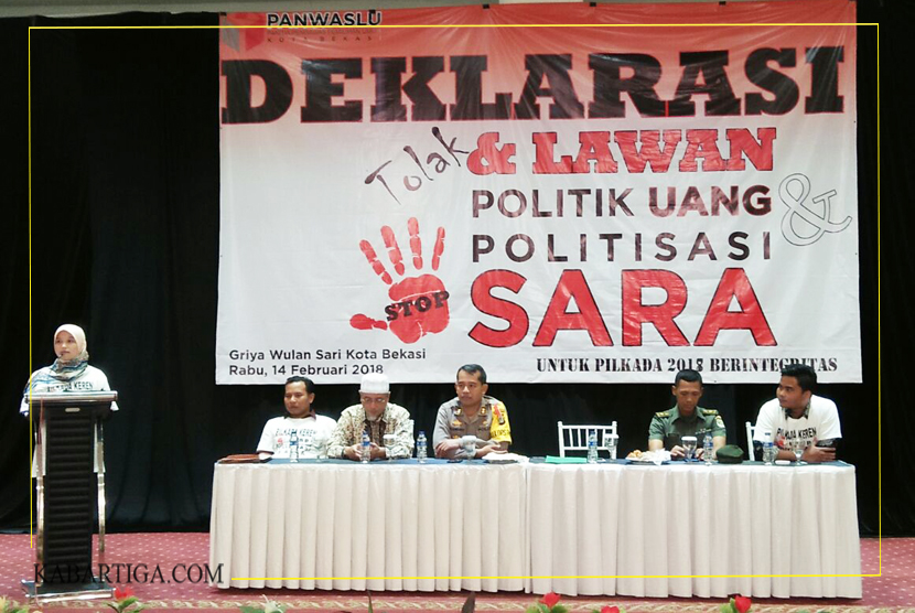 Panwaslu Kota Bekasi: Pilkada Keren Tanpa Politik Uang dan Sara