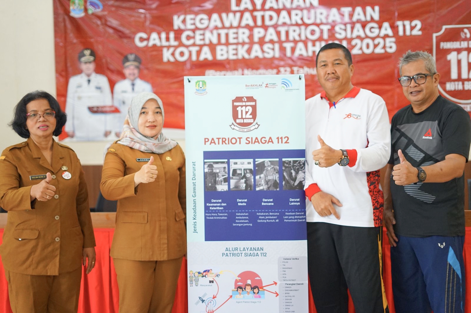 Layanan Call Center Patriot Siaga 112 Siap Layani Aduan Warga Kota Bekasi