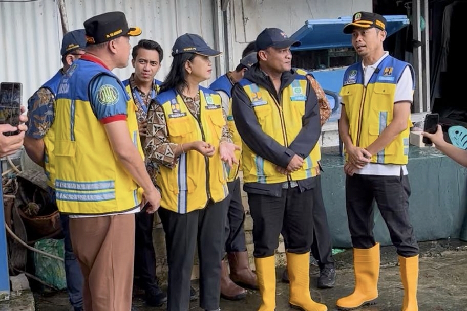 Wamen PU Sambangi Titik Rawan, Pemkot Bekasi Siaga Hadapi Banjir