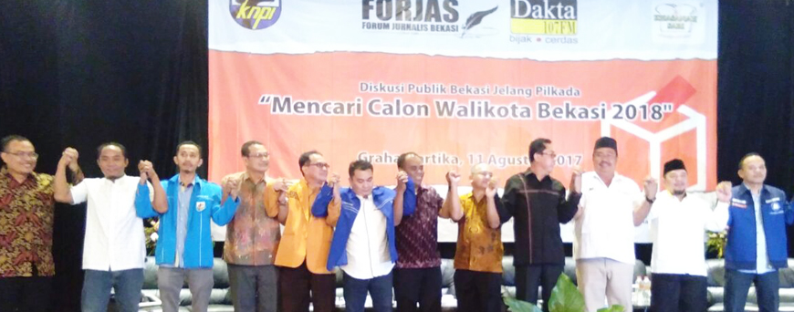 Diskusi Hangat Pilkada 2018 Dakta Media Network Bersama Forjas dan KNPI