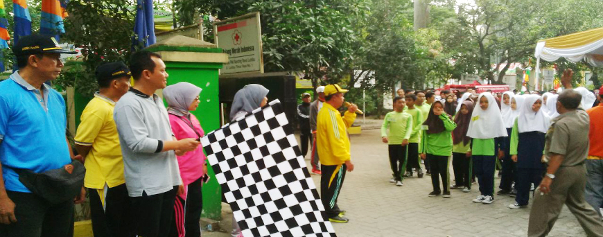 Rekat Kebersamaan, Kecamatan Rawa Lumbu Helat Jalan Santai