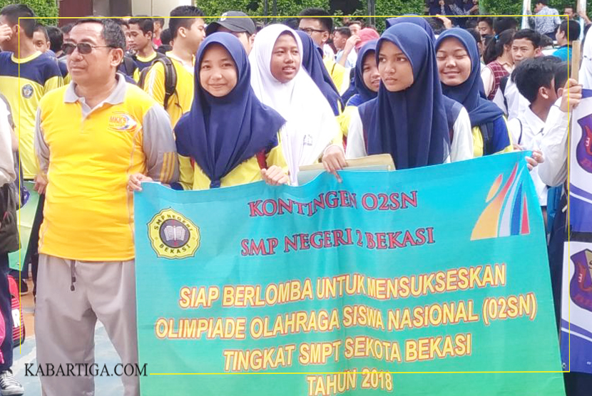 Ratusan Pelajar SMP Kota Bekasi Ikuti O2SN 2018