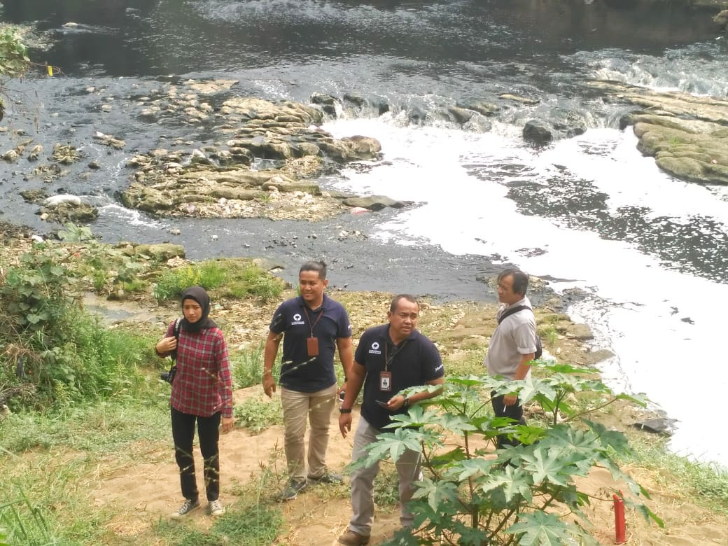 Ombudsman Jakarta Raya Temukan Pelanggaran Lingkungan Hidup di Sungai Cileungsi