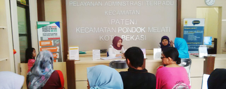 Warga Nilai Pelayanan di Kecamatan Pondok Melati Sudah Baik dan Maksimal  