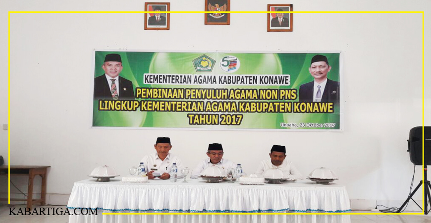 Kemenag Kabupaten Konawe Berikan Pembinaan Kepada 146 Penyuluh Agama