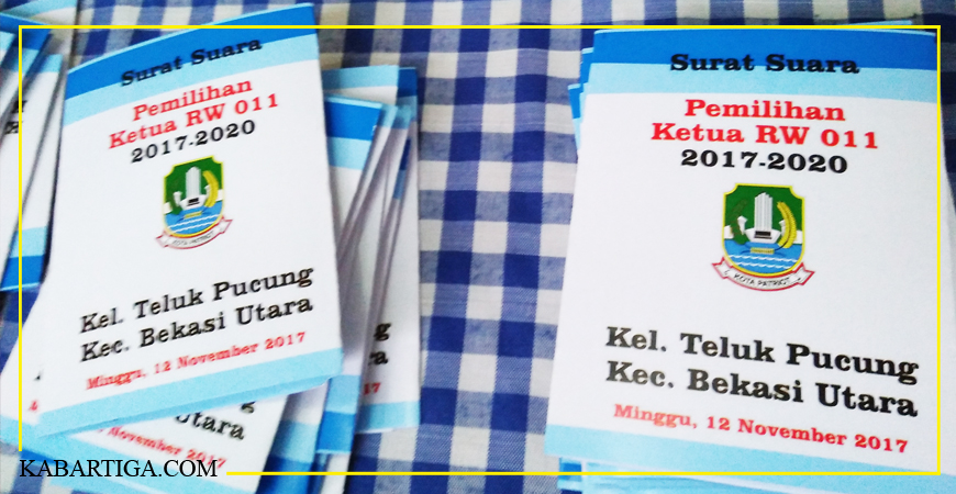 H. Sumiyat Resmi Ketuai RW 11 Kelurahan Teluk Pucung Kota Bekasi Secara Demokratis