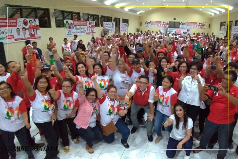 Relawan TMP Kota Bekasi Yakini Jokowi Maruf Dulang Suara Kemenangan