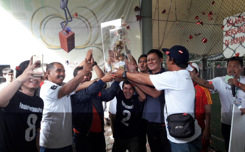 Forum Wartawan Polri Pertahankan Piala Wali Kota Cup